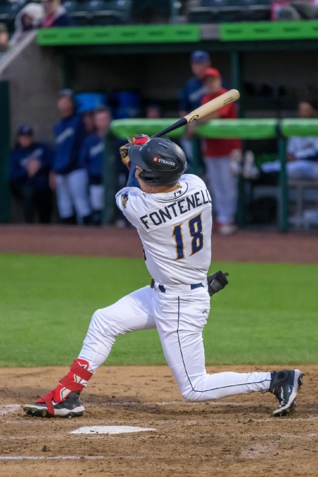 Tri-City Dust Devils third baseman Cole Fontenelle