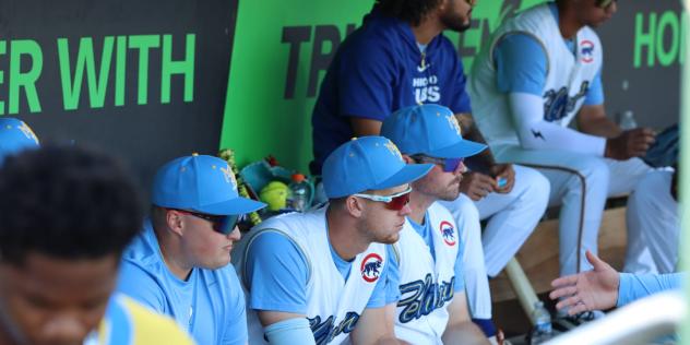 Myrtle Beach Pelicans dugout