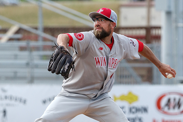 Winnipeg Goldeyes pitcher Mitchell Lambson