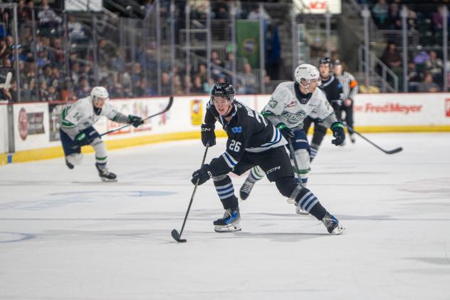 Wenatchee Wild defenseman Brendan Dunphy