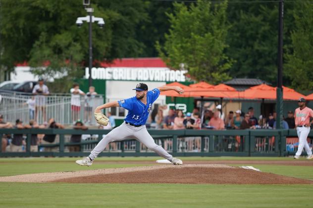 Biloxi Shuckers pitcher Tate Kuehner