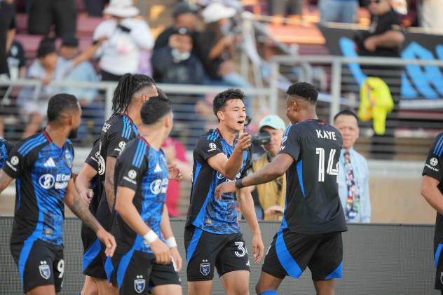 San Jose Earthquakes on game night