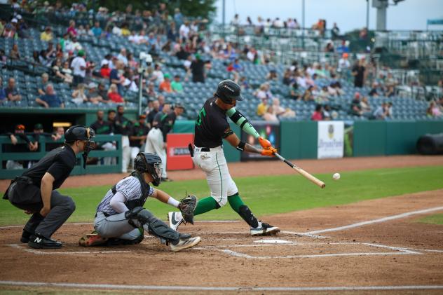 Greensboro Grasshoppers infielder Javier Rivas