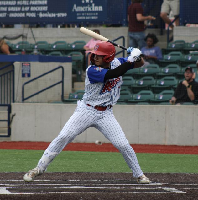 Green Bay Rockers infielder Aiden Kuni