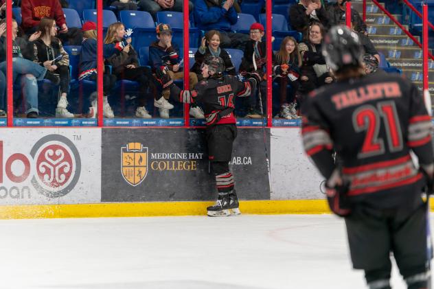 Forward Brock Souch with the Okotoks Oilers