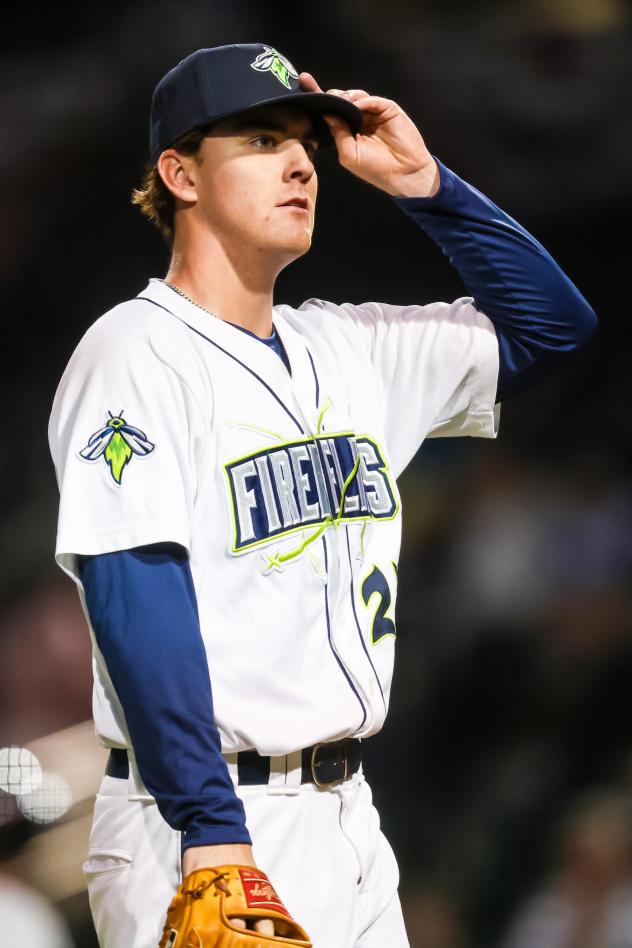 Columbia Fireflies pitcher Jordan Woods