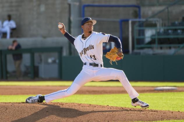 Tri-City Dust Devils pitcher Keythel Key