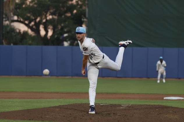 Biloxi Shuckers pitcher Tate Kuehner