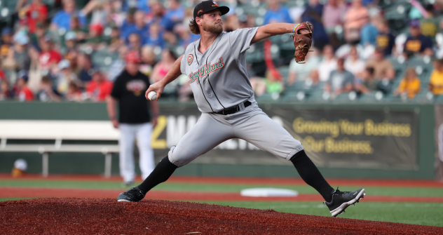 Long Island Ducks pitcher Ryan Sandberg