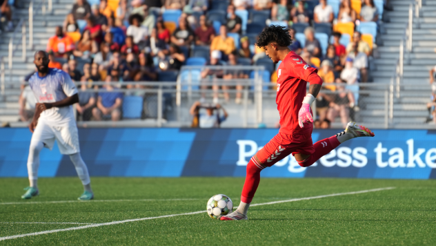 Birmingham Legion FC goalkeeper Fernando Delgado