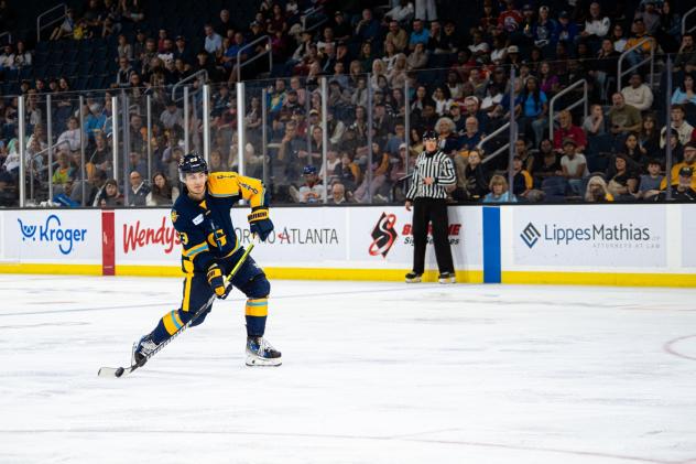 Forward Nick Wong with the Atlanta Gladiators
