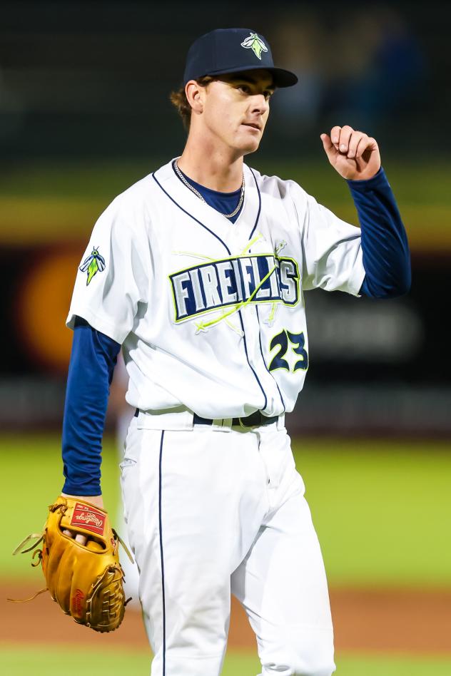Columbia Fireflies pitcher Jordan Woods