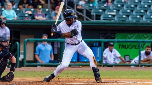Montgomery Biscuits outfielder Homer Bush Jr.