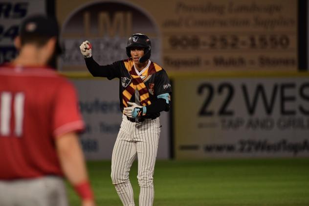 Somerset Patriots shortstop George Lombard Jr.