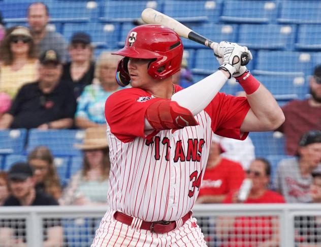 Ottawa Titans outfielder Jake Sanford