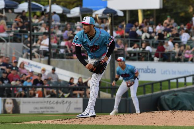 Somerset Patriots pitcher Elmer Rodriguez-Cruz