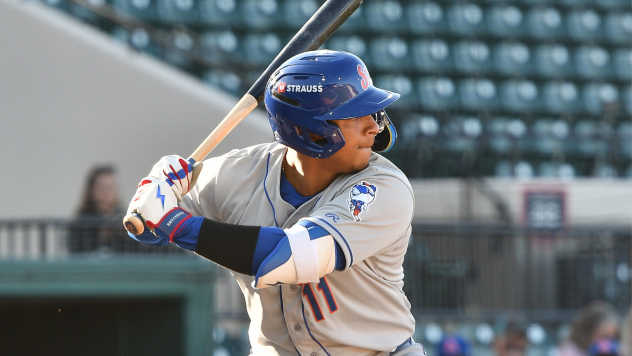 St. Lucie Mets catcher Daiverson Gutierrez
