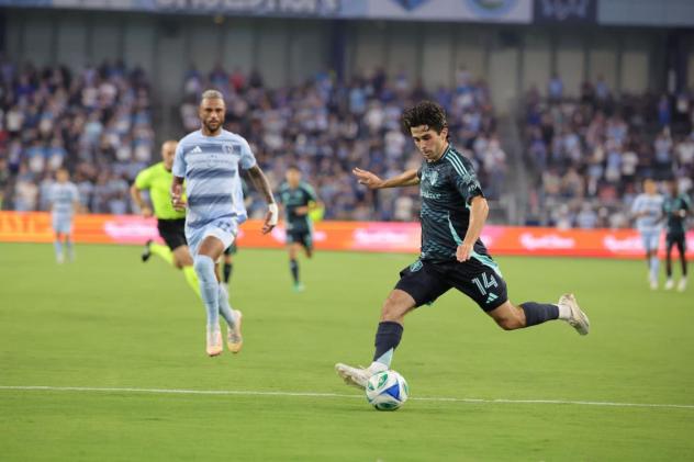 eattle Sounders FC's Paul Rothrock in action