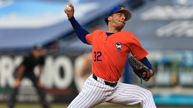 St. Lucie Mets pitcher Frank Elissalt