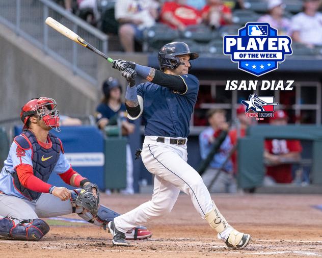 Northwest Arkansas Naturals infielder Isan Diaz