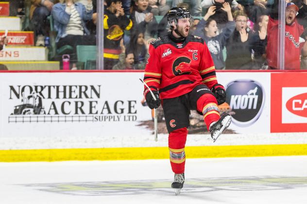 Hudson Thornton with the Prince George Cougars