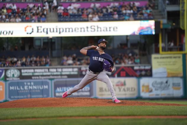 Somerset Patriots pitcher Luis Gil