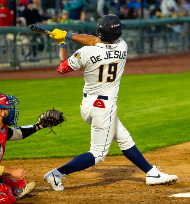 Tri-City Dust Devils outfielder Randy De Jesus
