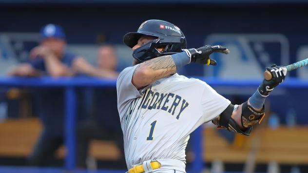 Montgomery Biscuits second baseman Hunter Stovall