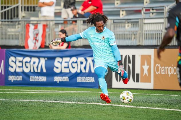 Oakland Roots SC goalkeeper Kendall McIntosh
