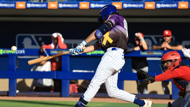 St. Lucie Mets third baseman Trace Willhoite