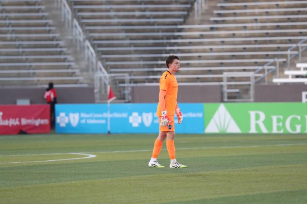 Colorado Springs Switchbacks FC's Adam Beaudry on the field