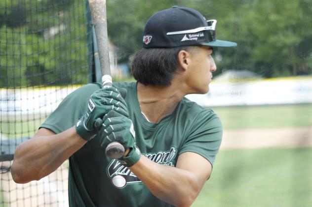 Vermont Mountaineers' Matthew Minckler at bat