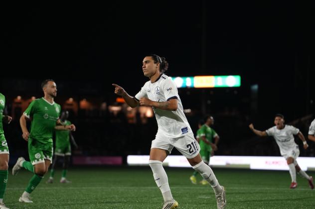 Rhode Island FC midfielder Maxi Rodriguez