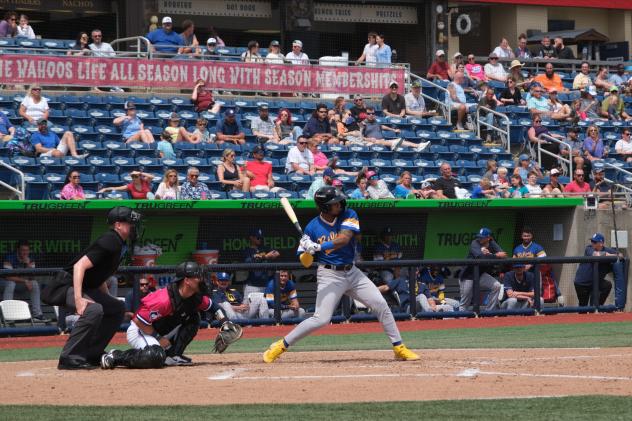 Biloxi Shuckers shortstop Jheremy Vargas