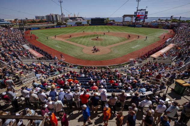 Blue Wahoos Stadium, home of the Pensacola Blue Wahoos