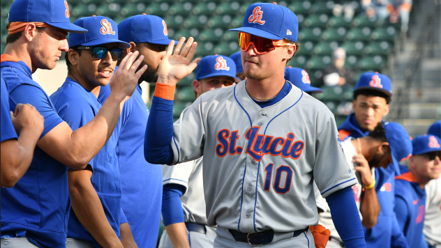 St. Lucie Mets shortstop Trey Snyder