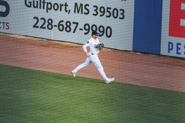 Biloxi Shuckers outfielder Garrett Spain