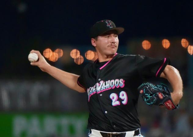 Pensacola Blue Wahoos pitcher Evan Fitterer