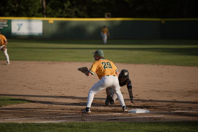 Sanford Mainers' Kyle Douin on game night