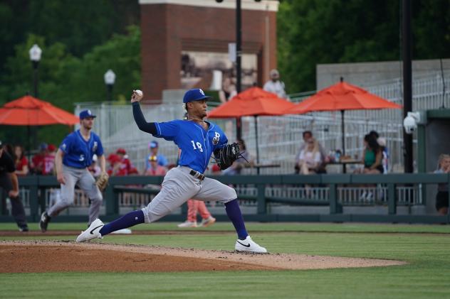 Biloxi Shuckers pitcher Alexander Cornielle