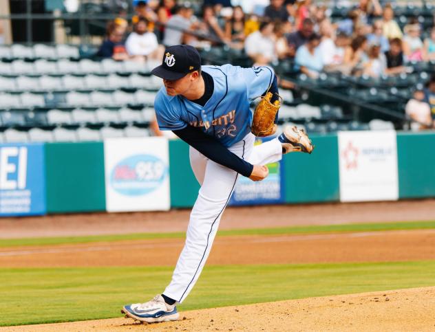 Charleston RiverDogs pitcher Jacob Kmatz
