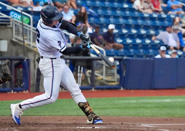 Pensacola Blue Wahoos outfielder Kemp Alderman