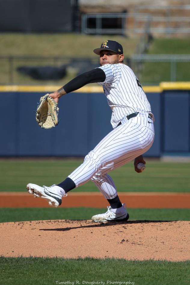 Scranton/Wilkes-Barre RailRiders pitcher Erick Leal