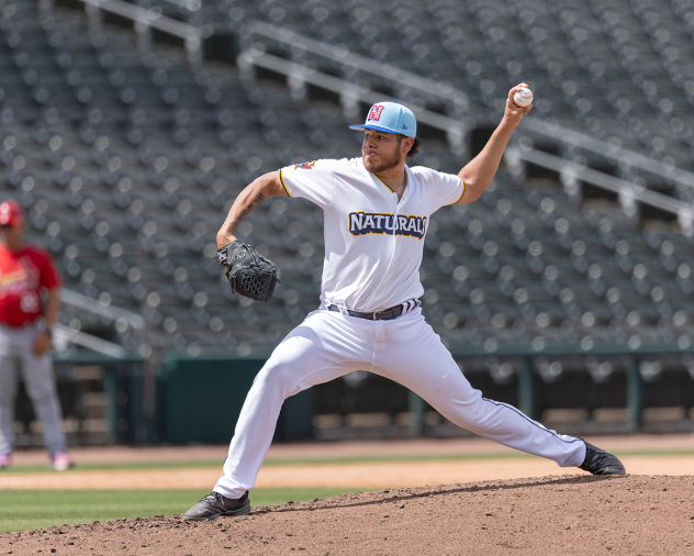 Northwest Arkansas Naturals pitcher Oscar Rayo