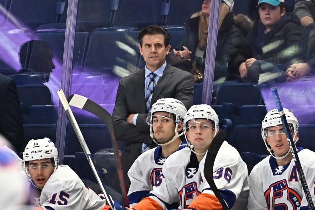 Rick Kowalsky with the Bridgeport Islanders