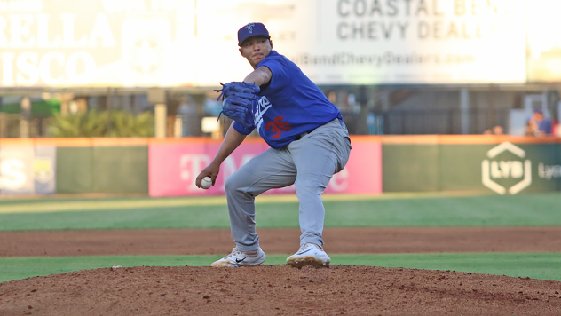 Tulsa Drillers' Roque Gutierrez on the mound