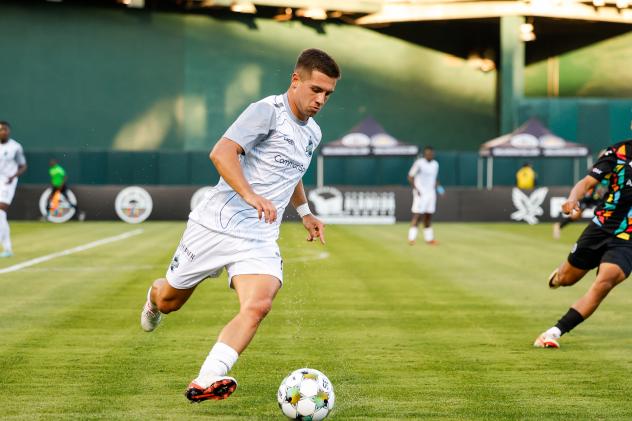 Colorado Springs Switchbacks FC's Matt Mahoney in action