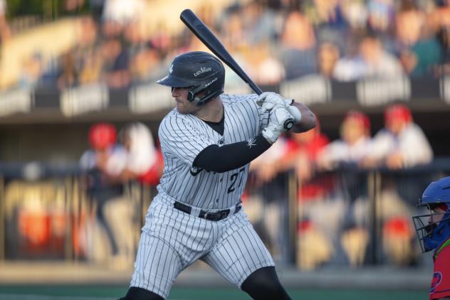 Catcher Erik Ostberg with the Milwaukee Milkmen