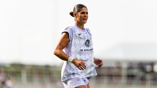 Racing Louisville FC defender Allie George