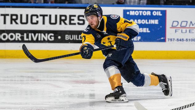 Norfolk Admirals forward Jack O'Leary